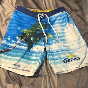 Corona extra swim trunks